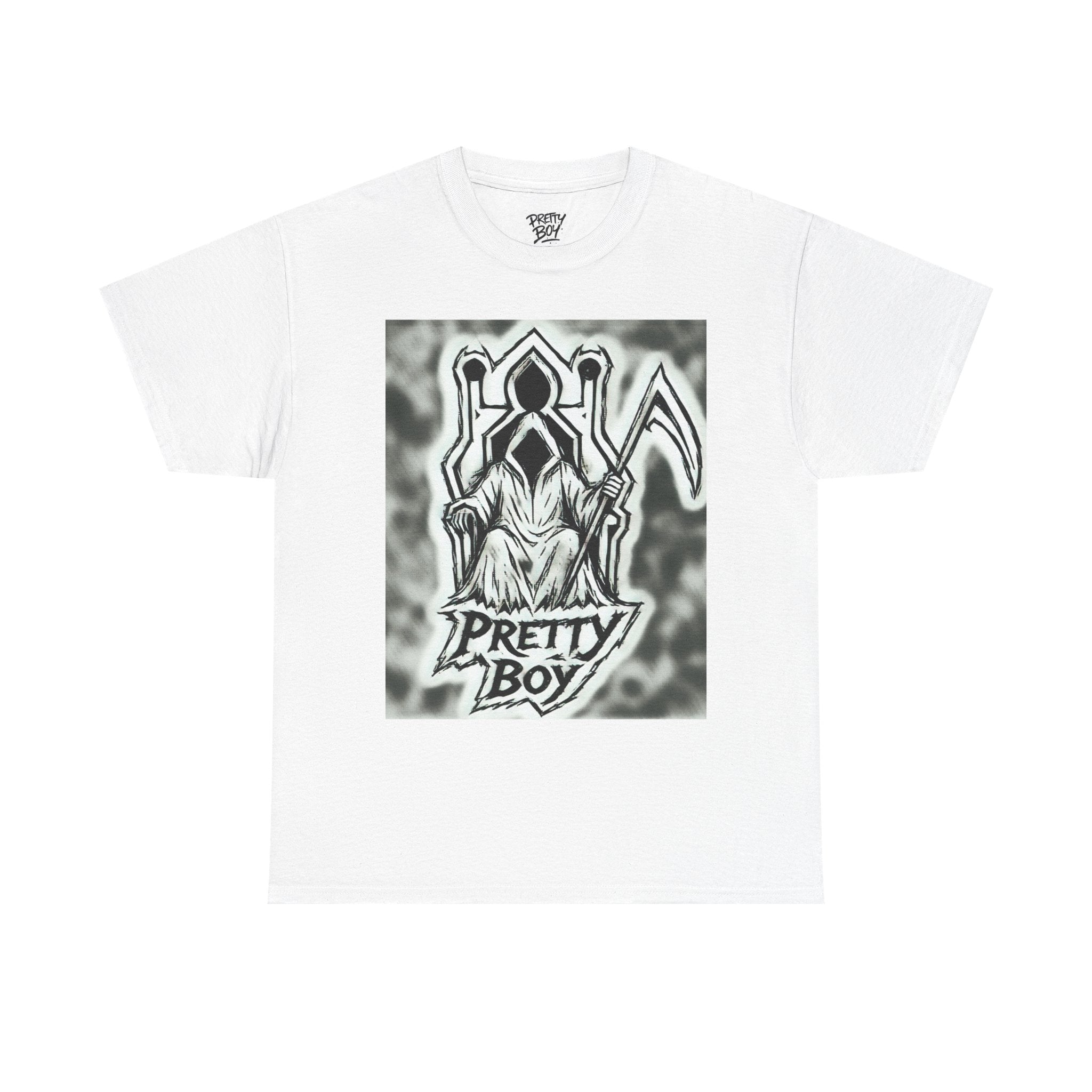 Pretty Boy Grim Reaper Tee — Gothic Streetwear Graphic T-Shirt