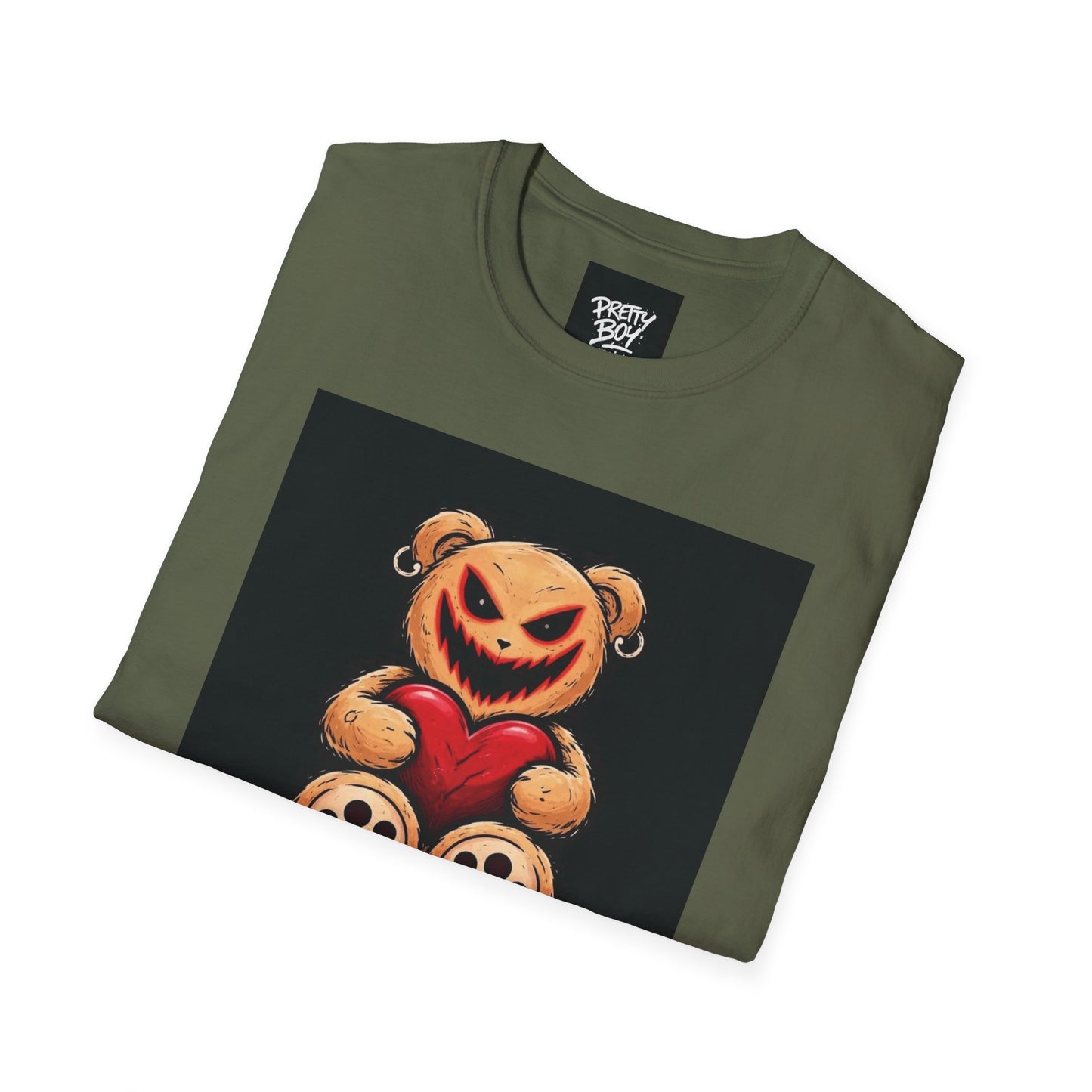 Creepy Teddy "Be Mine" T-Shirt — Halloween Valentine Graphic Tee