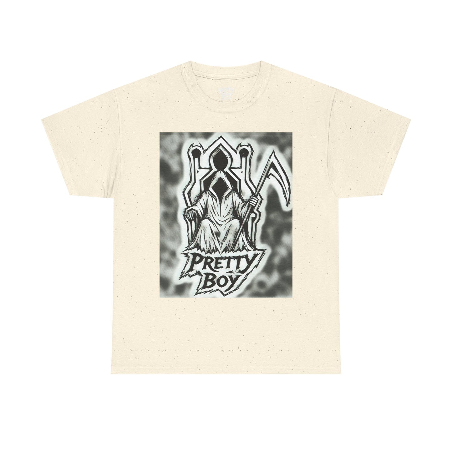 Pretty Boy Grim Reaper Tee — Gothic Streetwear Graphic T-Shirt