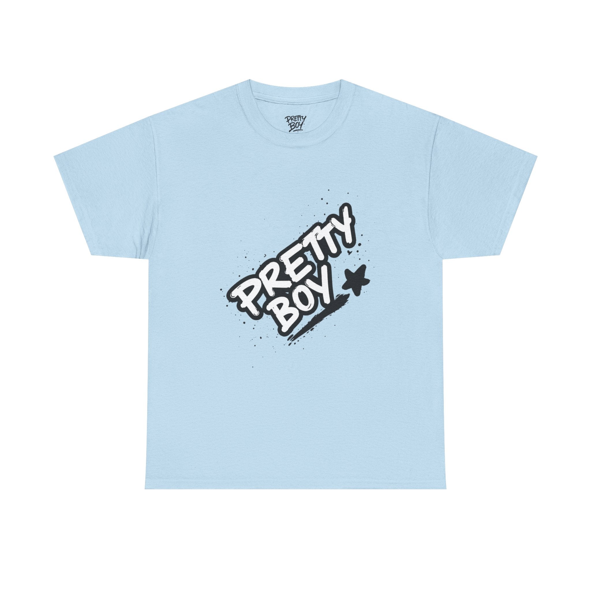 Pretty Boy Graphic Tee — Retro Streetwear Tee with Script Logo