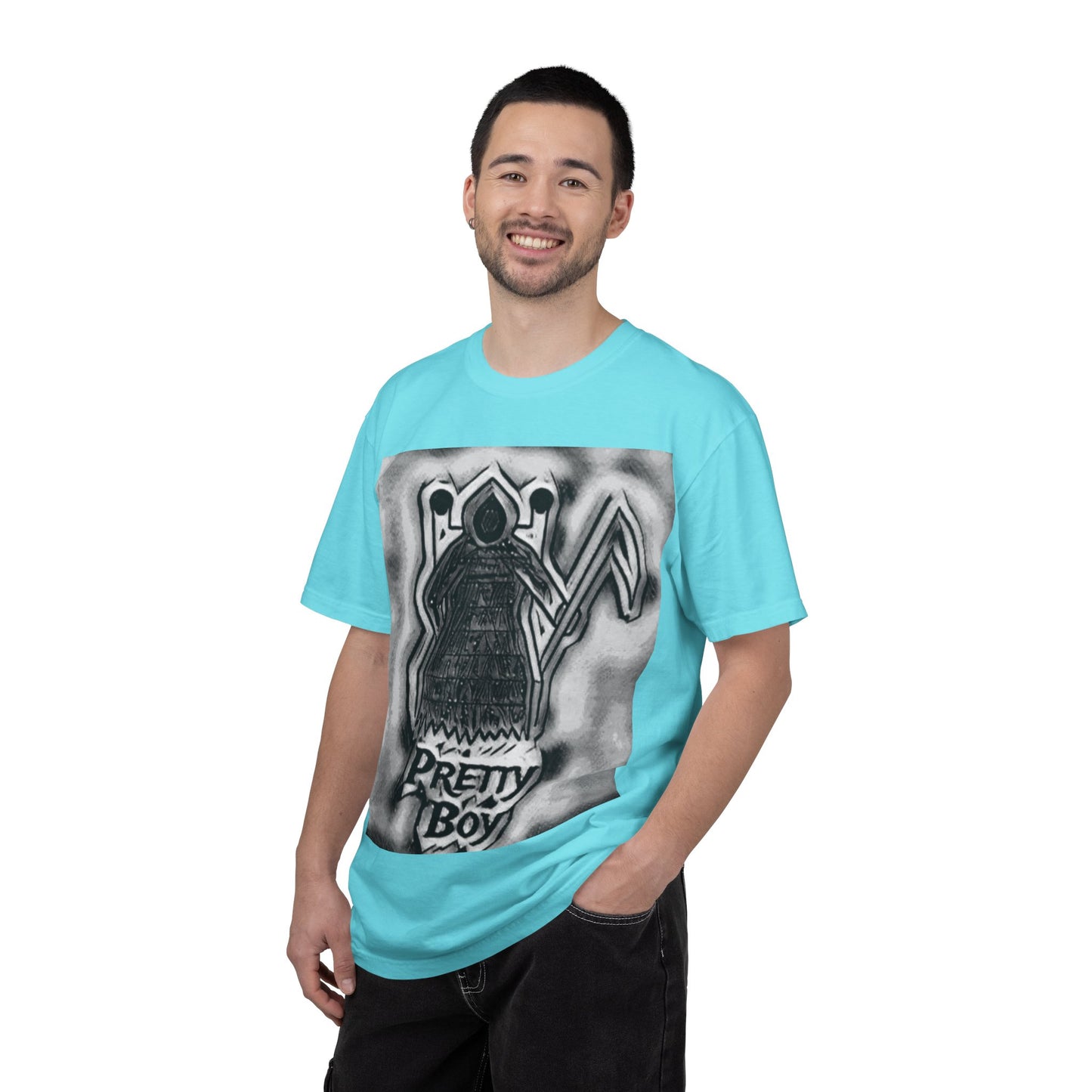 Pretty Boy Grim Reaper Graphic T-Shirt