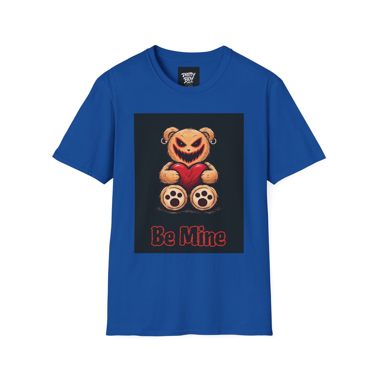 Creepy Teddy "Be Mine" T-Shirt — Halloween Valentine Graphic Tee