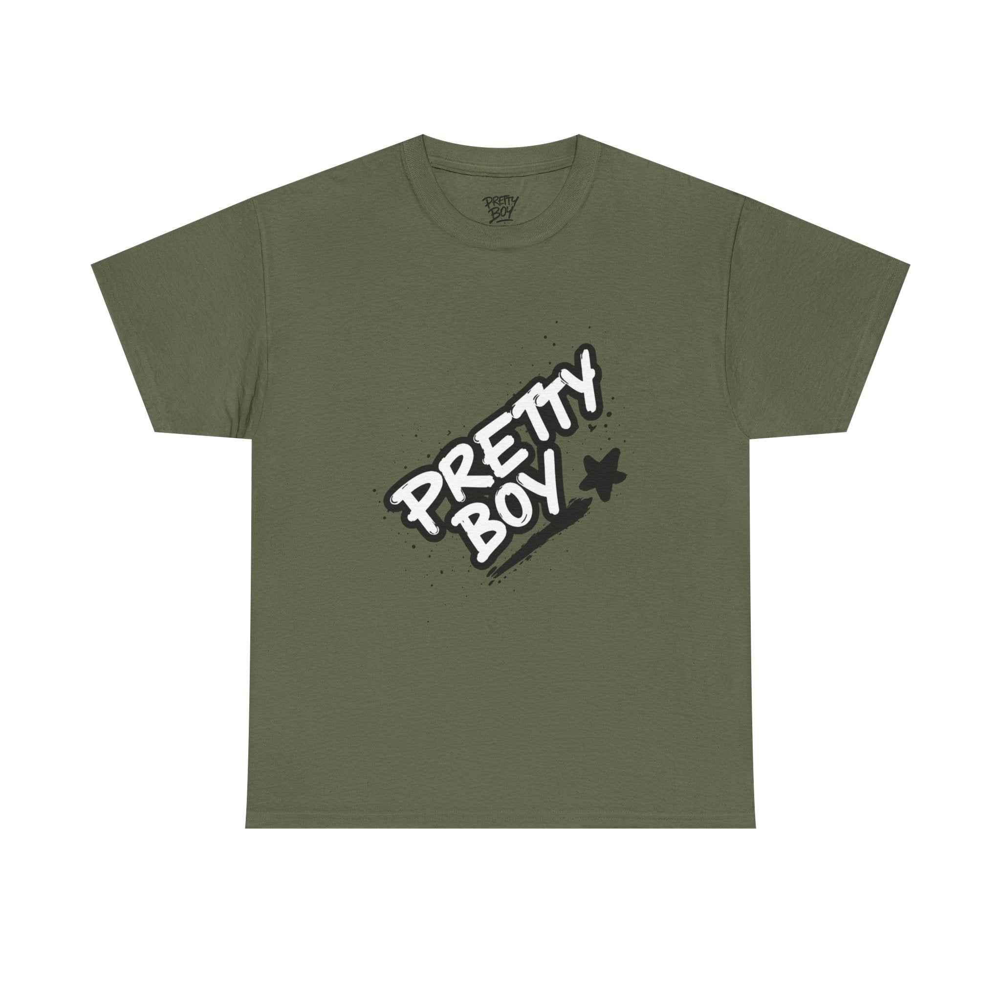 Pretty Boy Graphic Tee — Retro Streetwear Tee with Script Logo