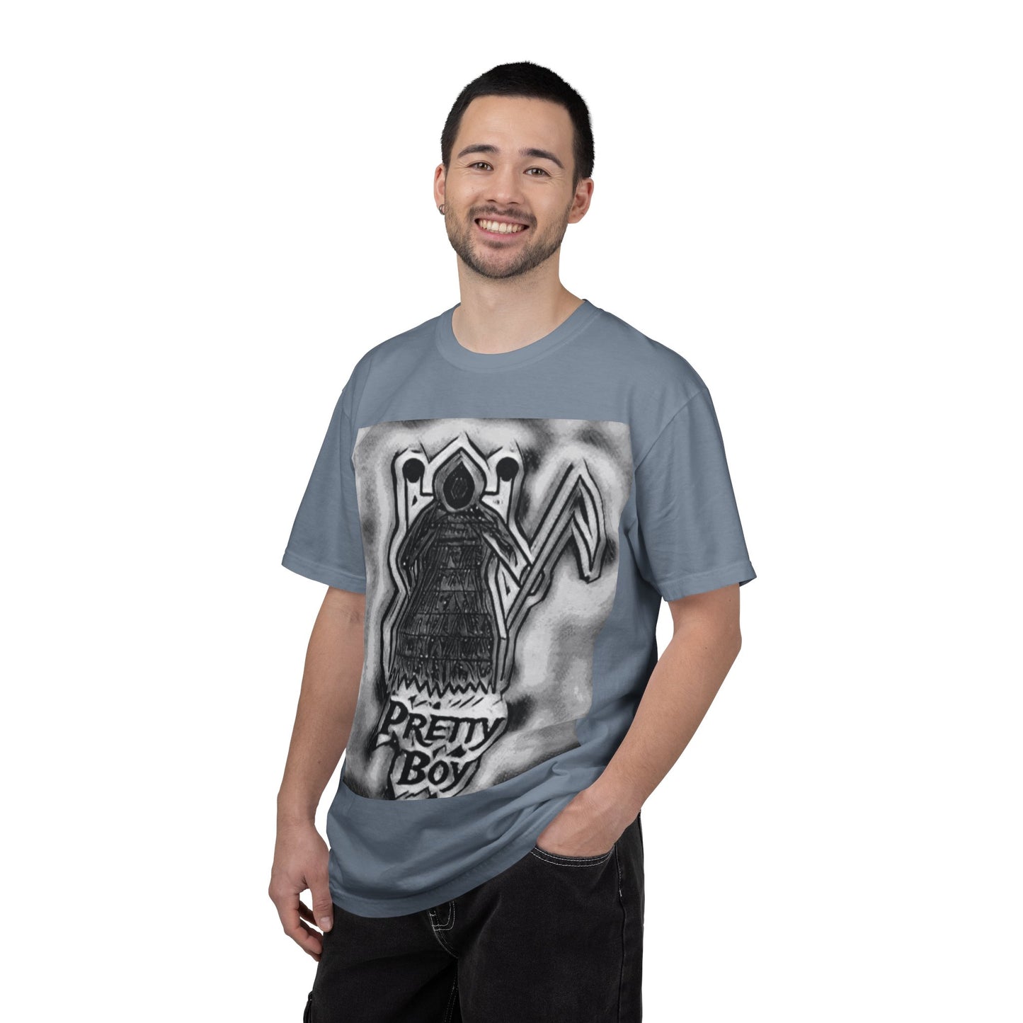 Pretty Boy Grim Reaper Graphic T-Shirt
