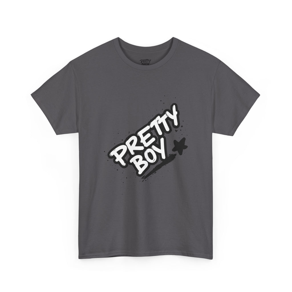 Pretty Boy Graphic Tee — Retro Streetwear Tee with Script Logo