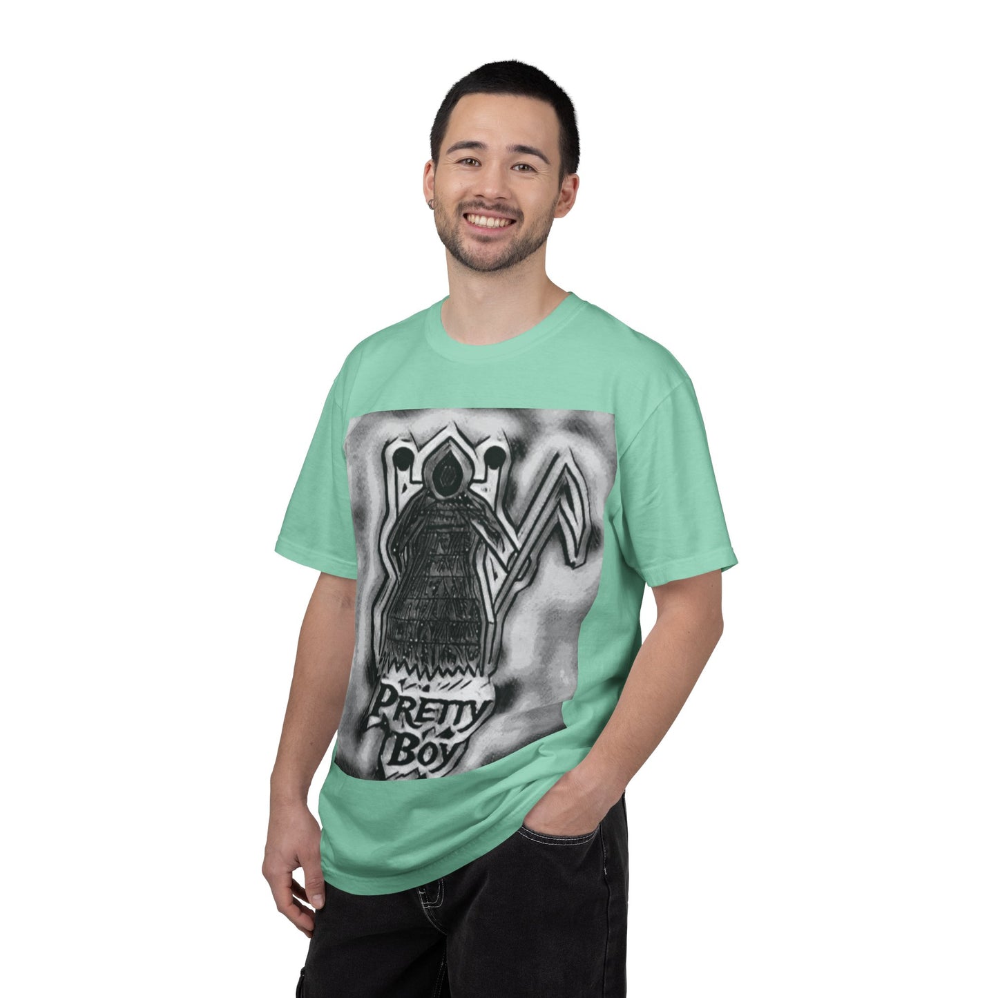 Pretty Boy Grim Reaper Graphic T-Shirt
