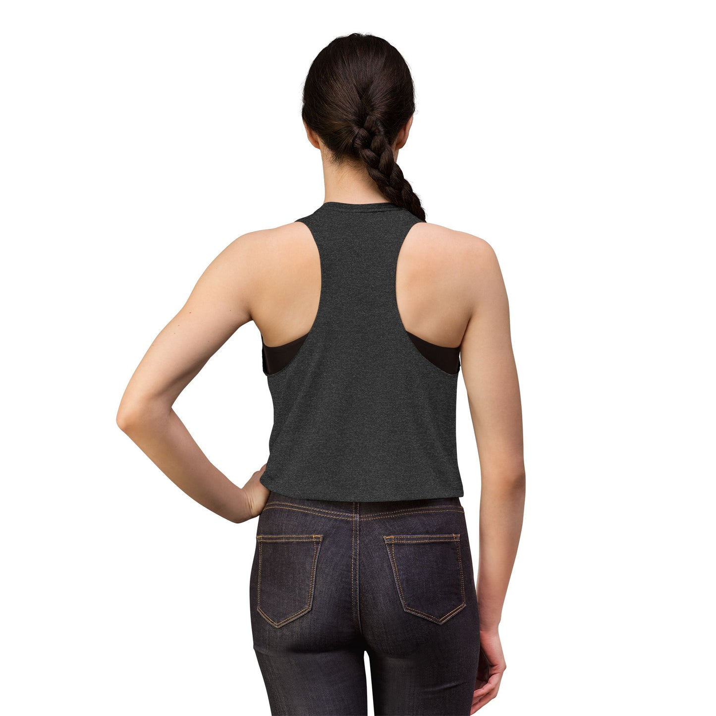 Emotionally Expensive Crop Top — Women's Graphic Tank with Broken Heart
