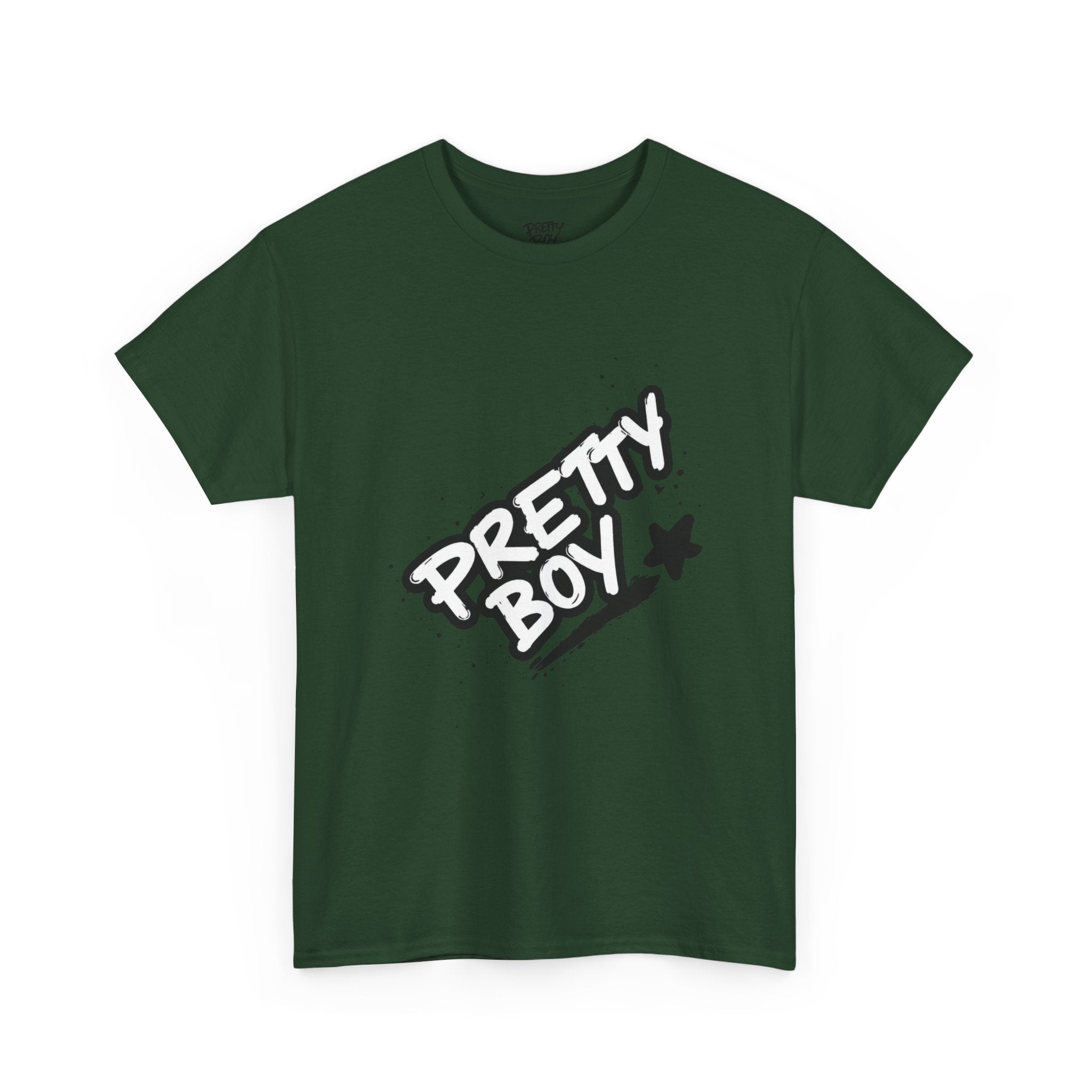 Pretty Boy Graphic Tee — Retro Streetwear Tee with Script Logo