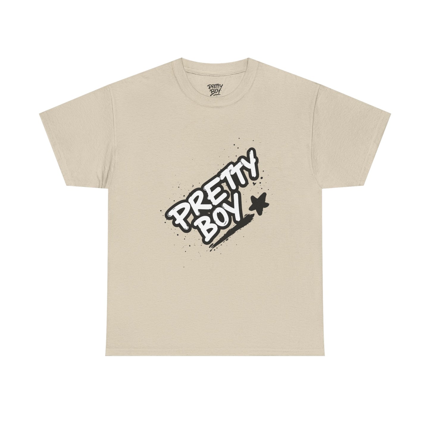 Pretty Boy Graphic Tee — Retro Streetwear Tee with Script Logo