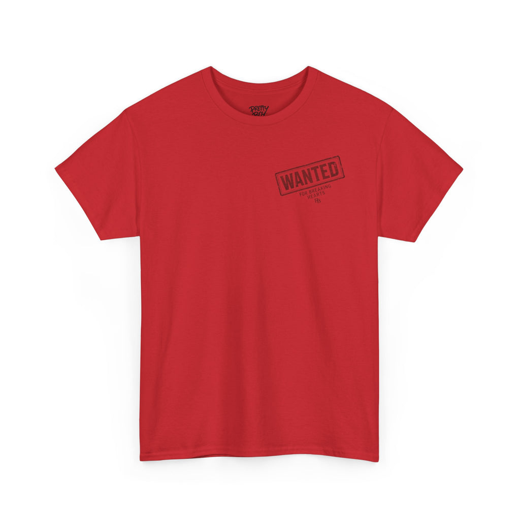 Wanted For Breaking Hearts Tee — Vintage Mugshot Graphic T‑Shirt