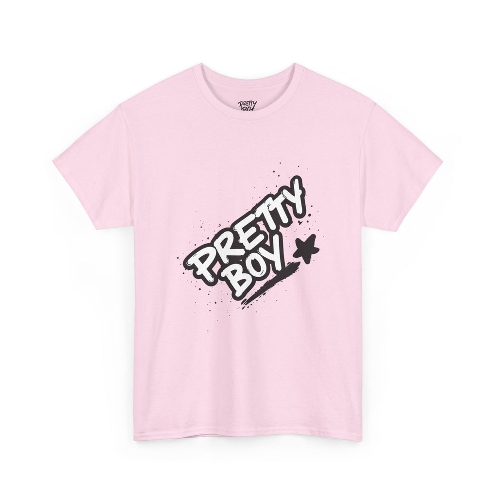 Pretty Boy Graphic Tee — Retro Streetwear Tee with Script Logo