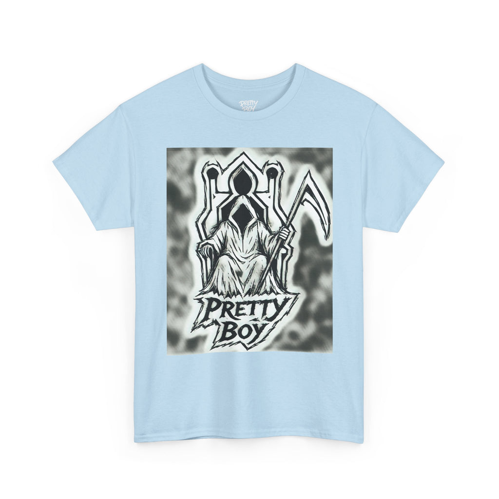 Pretty Boy Grim Reaper Tee — Gothic Streetwear Graphic T-Shirt