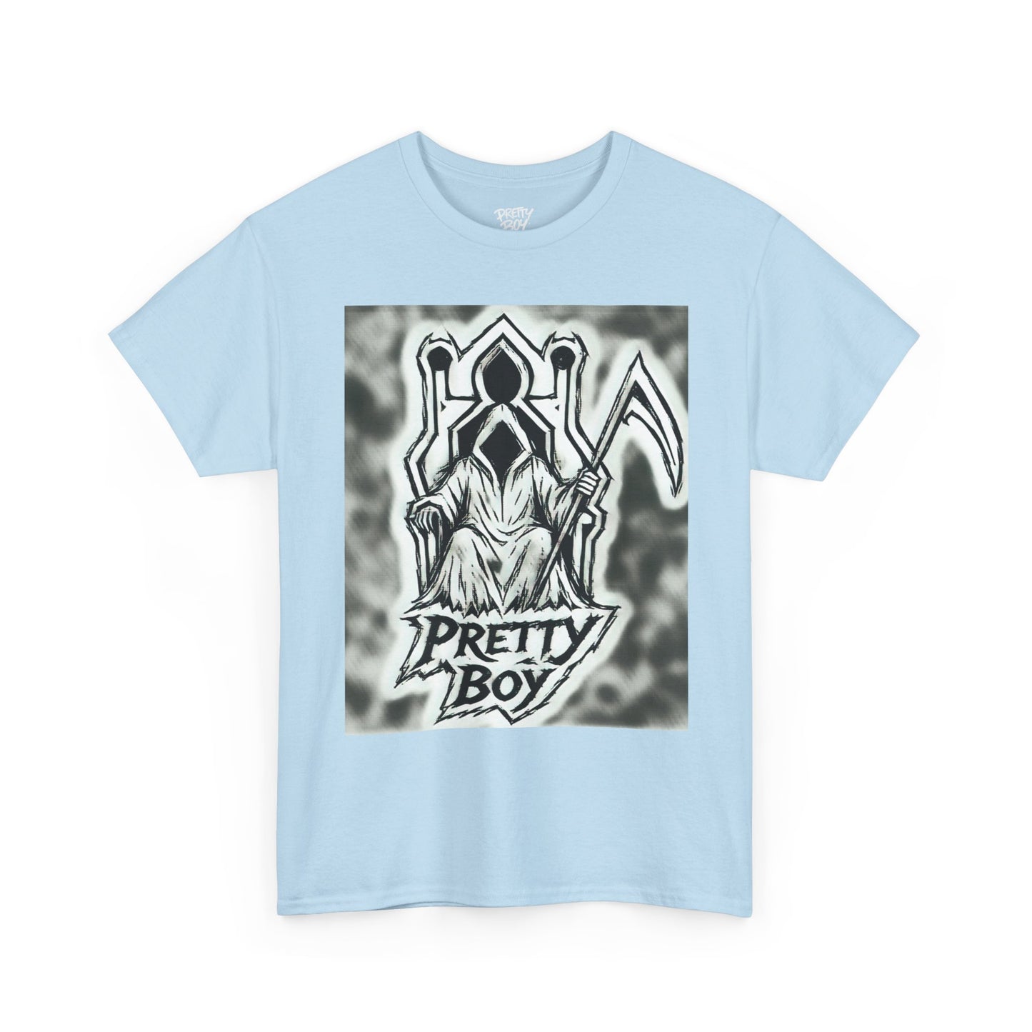 Pretty Boy Grim Reaper Tee — Gothic Streetwear Graphic T-Shirt
