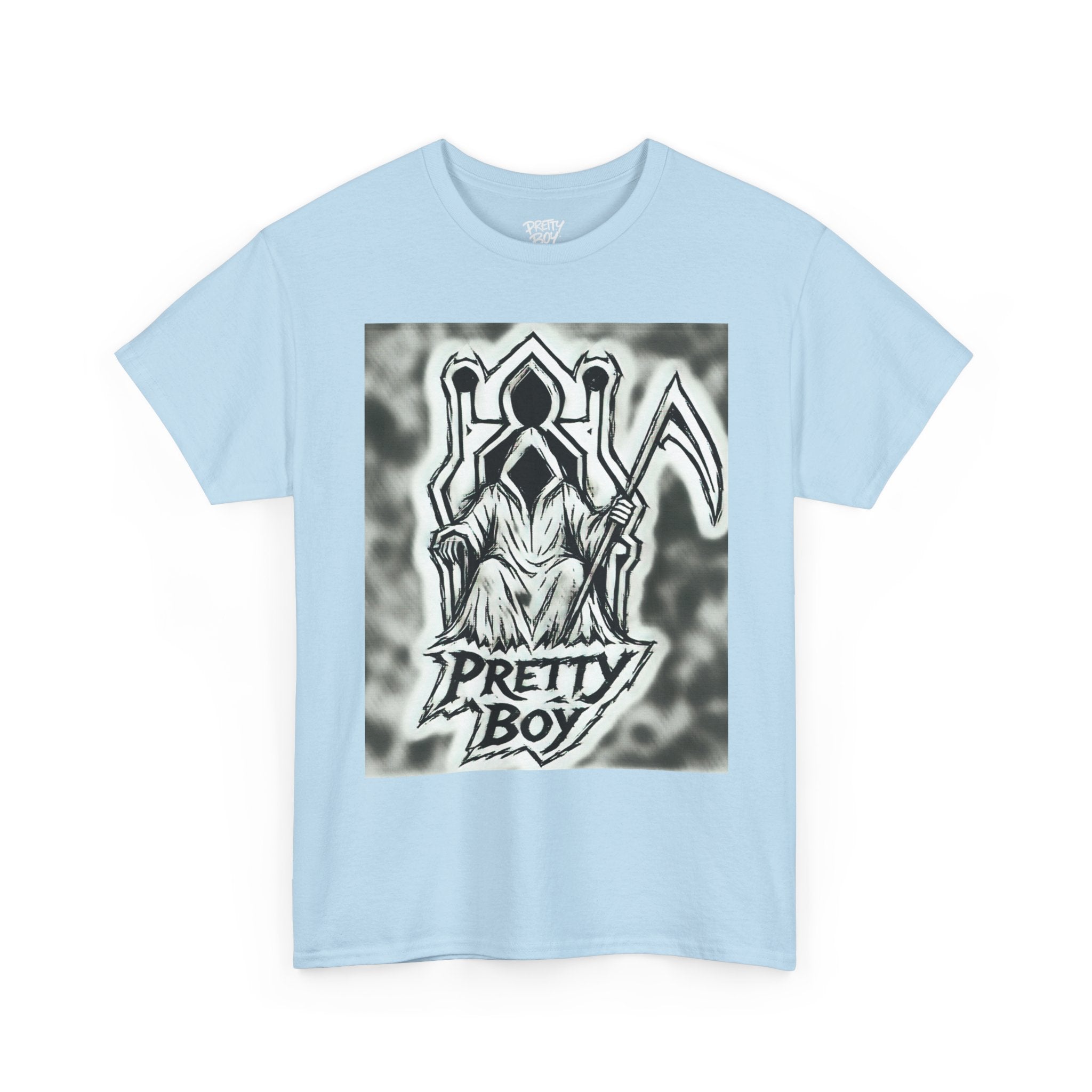 Pretty Boy Grim Reaper Tee — Gothic Streetwear Graphic T-Shirt