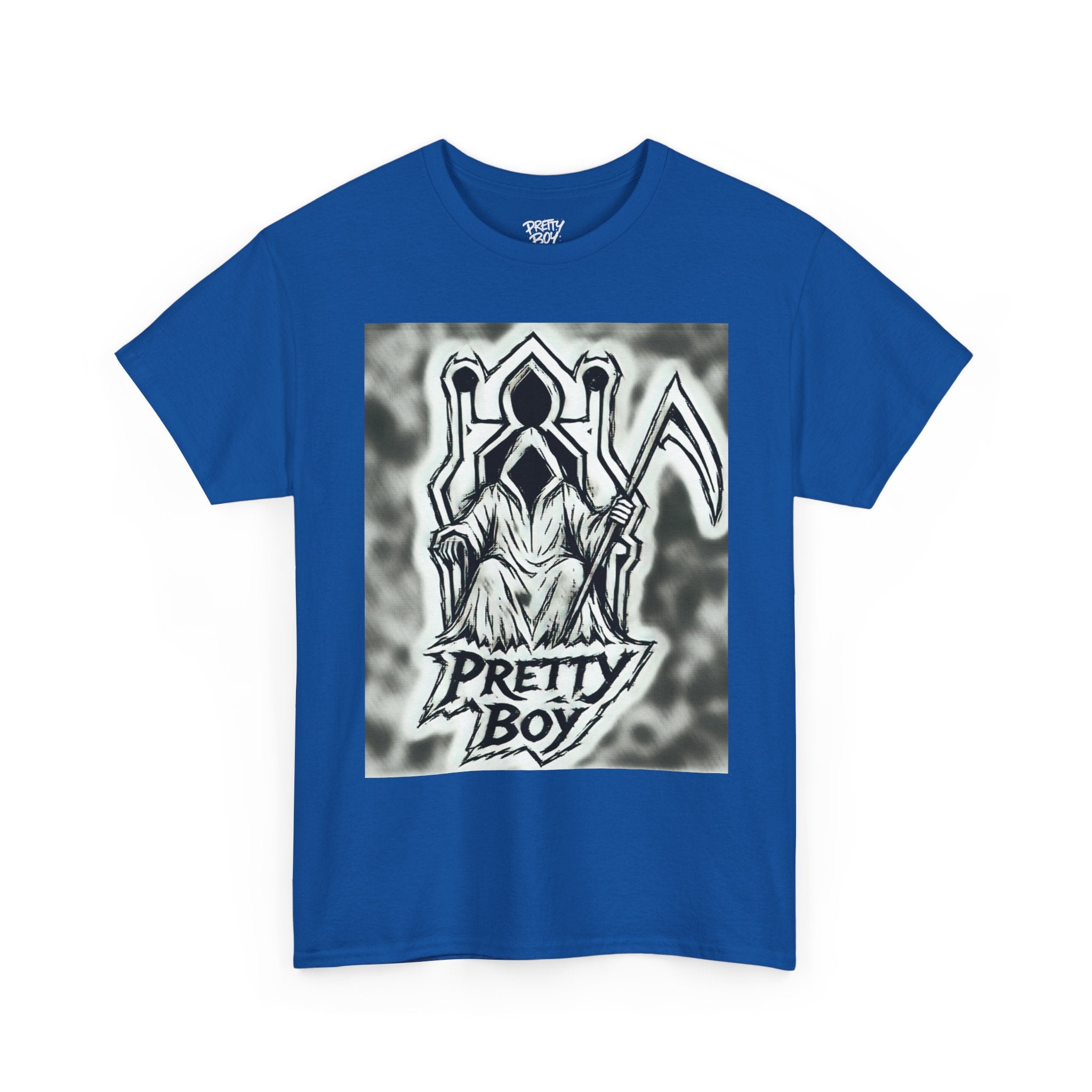Pretty Boy Grim Reaper Tee — Gothic Streetwear Graphic T-Shirt