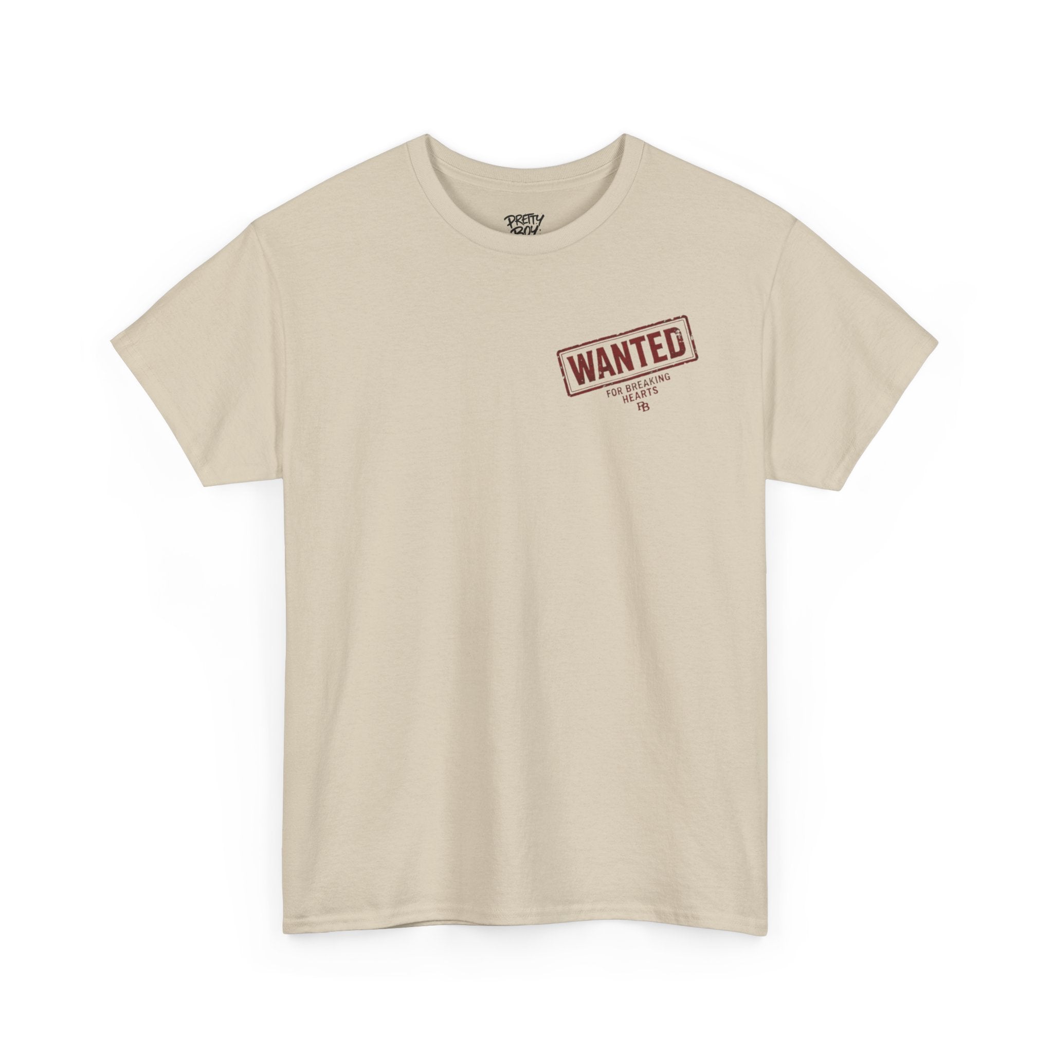 Wanted For Breaking Hearts Tee — Vintage Mugshot Graphic T‑Shirt